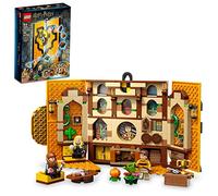 LEGO Harry Potter Bannière de Maison Poufsouffle 76412 Château de Poudlard Salle Commune Décoration Murale Ensemble de Construction avec 3 Figurines et Mandragore Jouet de collection Harry Potter Idée