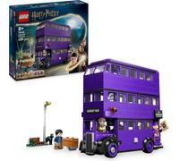 LEGO Harry Potter Aventure avec le chevalier errant, set de construction avec 5 minifigures y compris Ernie Prang, Stan Shunpike & Padfoot, jouet en bus pour les fans du monde magique, garçons et fill