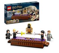 LEGO Harry Potter Le château de Poudlard : Le Club de Duel - Jeu de Construction avec 4 minifigurines Collector Dont Malefoy, Lockhart & Rogue - Jeu de rôle pour garçons et Filles dès 8 Ans 76441