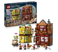 LEGO Harry Potter Magasin d'Accessoires de Quidditch et Marchand de Glaces - Jeu de Construction - 2 Boutiques du Chemin de Traverse, 6 Minifigurines & Nimbus 2000 - Cadeau Garçon ou Fille 8 Ans 76452