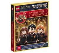LEGO Harry Potter Magical Year at Hogwarts with 70 LEGO bricks 3 minifigures foldout play scene and fun fact book by Buster Books Buster Books (Auteur)