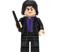 LEGO Harry Potter Mini figurine Professeur Severus Snape (chemise violette foncée) avec baguettes magiques