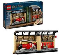 LEGO Harry Potter Book Nook : Le Poudlard Express - Jeu de Construction avec Train - Ron Weasley, Figurines de Hedwige & Croûtard - Cadeau sur Le Monde des Sorciers - Garçon ou Fille dès 10 Ans 76450