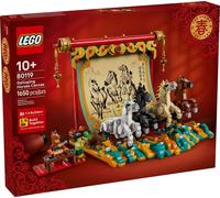 Lego Holiday 80119 Tableau Vivant : Le Galop Des Chevaux Multicolore TU