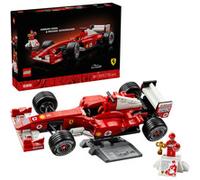 LEGO Icons Ferrari F2004 et Michael Schumacher - Maquette de Voiture F1 Adulte - Décoration - Moteur V10 & Minifigurine Collector de Pilote - Cadeau Formule 1 DIY pour Fans de Sport Automobile 11375