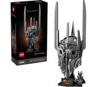 LEGO Icons Le Seigneur des Anneaux : Le Casque de Sauron - Maquette pour Adulte - Décoration avec l'anneau Unique & Minifigurine Collector - Idée Cadeau DIY pour Fans de la Saga 11373