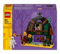 LEGO Jouet de construction La Grange d'Halloween 40721 – Squelette, chauve-souris & lampes