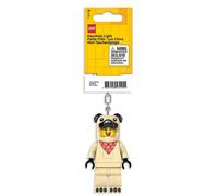 IQ Porte-clés lumineux Lego KE213H - Figurine 7,6 cm de haut Costume de carlin blanc