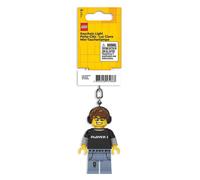 IQ Porte-clés lumineux LEGO mini-figurine Guy de jeu vidéo KE217H 7,6 cm Blanc L