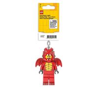 LEGO Iconique Dragon Costume Type Minifigure Porte-Clés (Porte-Clés) LED Lite