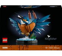 LEGO Icons Jouets de construction Le martin-pêcheur 10331 Kit de maquette pour adultes