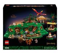 LEGO Icons - Le Seigneur des Anneaux : La Comté (10354) - Diorama avec 9 Minifigurines, 2 017 pièces - Set pour Adultes 18+ - Collection Middle-Earth