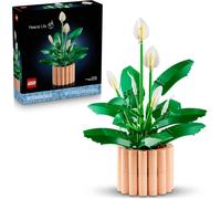 LEGO Botanicals Les Fleurs de Lune - Set de Plante Artificielle en Pot pour Adulte - Fausses Fleurs Blanches & Boutons - Décoration de Chambre ou Salon - Idée de Cadeau DIY pour Femme 11504