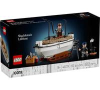 LEGO Icons – Kit de construction 40729 Canot de sauvetage de Shackleton, 232 pièces, mini-figurines