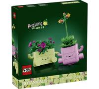 LEGO Botanicals Petites Plantes Dansantes - Set de Fleurs Artificielles - 2 Fausses Plantes & 2 Pots Couleur Pastel pour Décoration de Chambre - Idée de Cadeau DIY pour Fille dès 9 ans ou Adulte 11506
