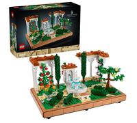 LEGO Icons Fountain Garden Building Set, Home and Office Decor Model Kit for Adu