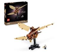 LEGO Icons La Machine Volante de Léonard de Vinci - Kit de Bricolage pour Adulte - Ornithoptère avec Ailes et présentoir - Set de Construction pour décoration intérieure - Idée Cadeau 10363
