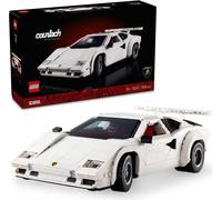 LEGO Icons Lamborghini Countach 5000 Quattrovalvole, Jeu de construction de collection pour adultes, modèle réduit pliable avec moteur V12, idée cadeau pour hommes et femmes, 10337