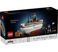 LEGO® Icons 40729 Shackleton Rescue Boat | Kit de Construction pour Adultes | avec Mini-Figurines de Shackleton & Hurley | Idée Cadeau | 232 pièces | Ensemble Historique à Collectionner