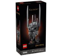 LEGO Icons Le Seigneur des Anneaux : Le Casque de Sauron - Maquette pour Adulte - Décoration avec l'anneau Unique & Minifigurine Collector - Idée Cadeau DIY pour Fans de la Saga 11373