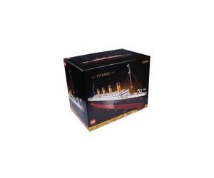 LEGO Icons Le Titanic 10294 Ensemble Briques 1:200 9090 Pièces Modèle Navire 3 Sections avec Support Noir