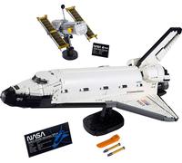 LEGO Icons NASA Discovery Shuttle, jeu de construction pour adultes, hobby créatif et modèle de collection avec le télescope Hubble, ornement de salon et cadeau pour mari et femme, 10283