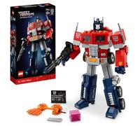 LEGO Icons Optimus Prime - Modèle 2-en-1 Kit de Construction pour Loisirs Créatifs Adultes - Figurine Autobot Robot de Transformers - Maquette Camion à Construire - Idée Cadeau pour Adultes 10302