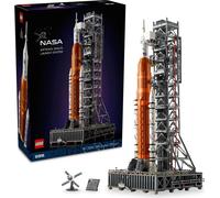 LEGO Icons SLS NASA Artemis Rocket, ensemble pour adultes : Capsule Orion et tour de lancement à construire, idées cadeaux pour hommes et femmes, décoration intérieure et ornement de salon, 10341