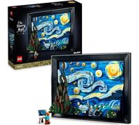 LEGO Ideas 21333 Exclu Cdiscount Vincent Van Gogh - La Nuit Étoilée, Reproduction de Tableau sur Toile