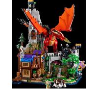 LEGO Ideas 21348 Dungeons & Dragons : l’histoire du dragon rouge Idée Cadeau,Maquette,Décoration Maison