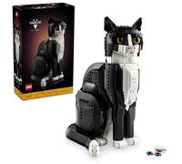 Lego Ideas 21349 Chat de Smoking, décoration d'intérieur, idée Cadeau pour Les Amoureux des Animaux, modèle de Collection, activité créative, Ensemble de Construction pour Adultes