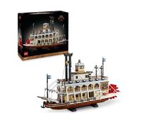 LEGO Ideas 21356 Le Bateau a Vapeur du Mississippi - Set de Construction pour Adulte