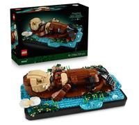 LEGO Set de construction pour adulte Les Loutres Câlines 21366 - Maquette 3D avec loutre et bébé