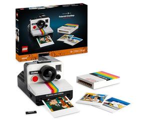 LEGO Ideas Appareil Photo Polaroid OneStep SX-70, Maquette à Construire pour Adultes avec Autocollants, Activité Manuelle, Idée Cadeau pour Femmes et Hommes 21345