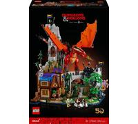 LEGO Ideas Donjons et Dragons : Le Conte du Dragon Rouge, Ensemble pour adultes fans de Fantasy et de D&D, créé avec Wizards of the Coast Publishing, Idée cadeau pour hommes et femmes, 21348