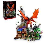 LEGO Ideas Dungeons & Dragons : Red Dragon's Tale Kit de construction pour adultes, idée cadeau Donjons et Dragons, modèle fantastique à construire et à afficher, créé en collaboration avec Wizards of