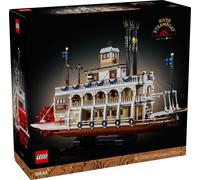 LEGO Ideas 21356 Exclu Cdiscount Le Bateau à Vapeur du Mississippi - Set de Construction pour Adulte