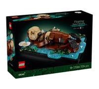 LEGO Ideas Les Loutres Câlines - Set de Construction pour Adulte - Maquette 3D avec Figurines d'animaux - Loutre & Son Bébé - Décoration Chambre ou Étagère DIY - Loisirs Créatifs - Idée Cadeau 21366