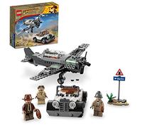 Lego Indiana Jones 77012 - Évasion de l'avion de Chasse (387 pièces)