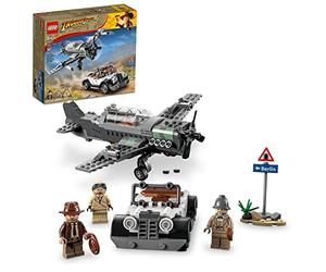Lego Indiana Jones 77012 - Évasion de l'avion de Chasse (387 pièces)
