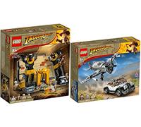 Lego Indiana Jones 77012 La Poursuite en Avion de Combat & 77013 L’évasion du Tombeau Perdu
