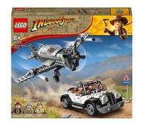 LEGO Jeu de construction Indiana Jones 77012 La poursuite en avion de combat G