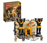 LEGO Indiana Jones Ontsnapping uit de Verborgen Tombe Speelgoed met Tempel en Mummie Minifiguur, Raiders of The Lost Ark Set, Rollenspel Cadeau voor Jongens en Meisjes 77013