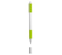 LEGO Instrument d'écriture emblématique - Stylo gel - Pointe moyenne de 0,7 mm (vert)