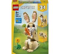 LEGO Jouet de construction Creator 3-en-1 L'Adorable Lapin - Transformable en lama ou phoque - 31162