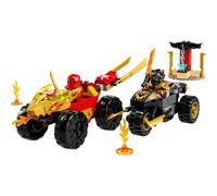 LEGO 71789 – Le combat en voiture et en moto de Kai et Ras