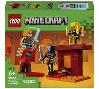 LEGO Jeu de construction Minecraft 21266 – La bataille de la lave dans le Nether