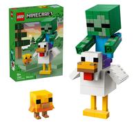 LEGO Minecraft 21582 Poule Chevauchée - Jeu de Construction pour Garçon ou Fille dès 9 ans