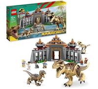 LEGO Set de construction Jurassic World Le centre des visiteurs : l’attaque du T. rex 76961