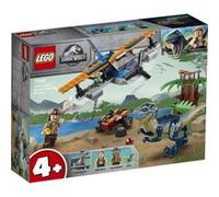LEGO 75942 Jurassic World – Vélociraptor : la mission de sauvetage en avion – Jouet 4 ans+